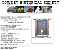 Tablet Screenshot of downeyhistoricalsociety.org